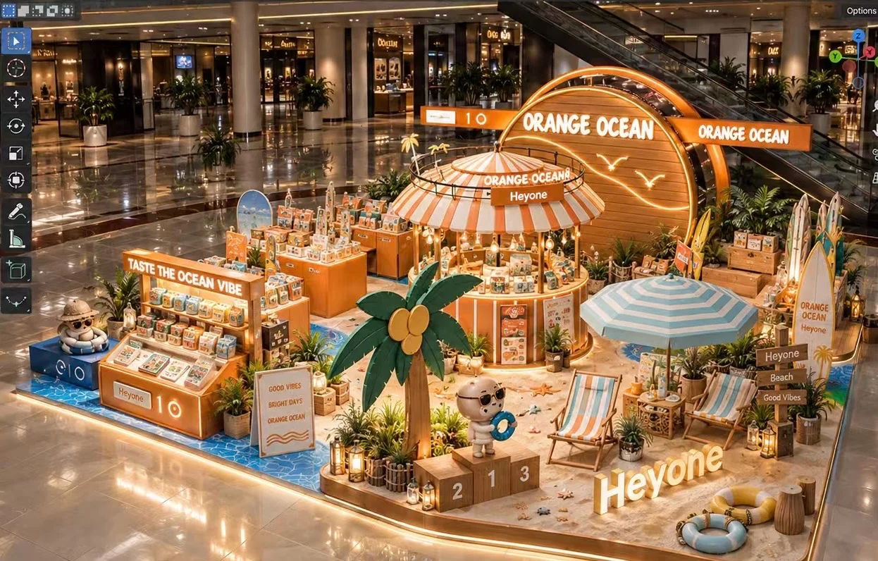 Art Toy — Orange Ocean — Concept study 01