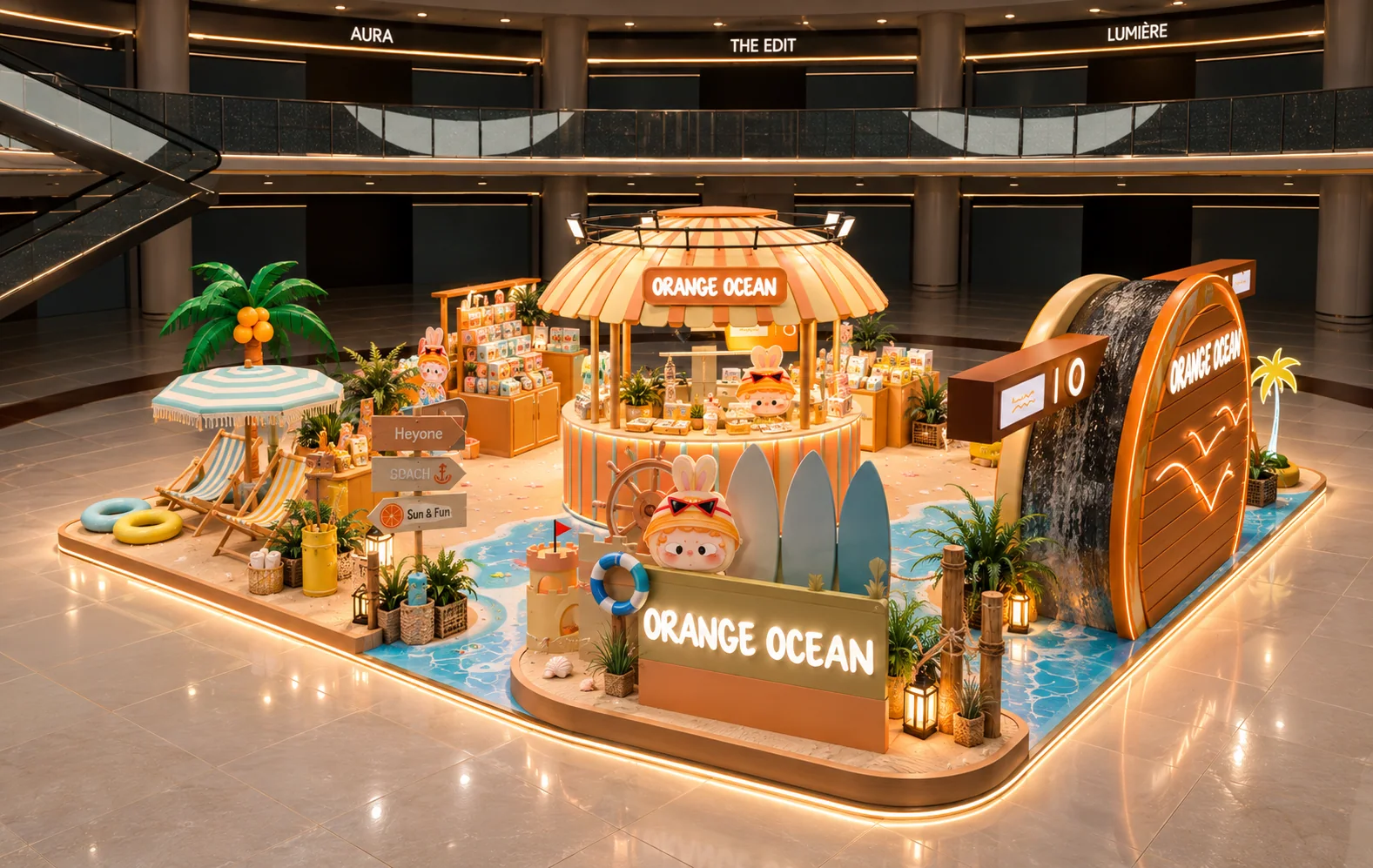 Art Toy — Orange Ocean — Concept study 06